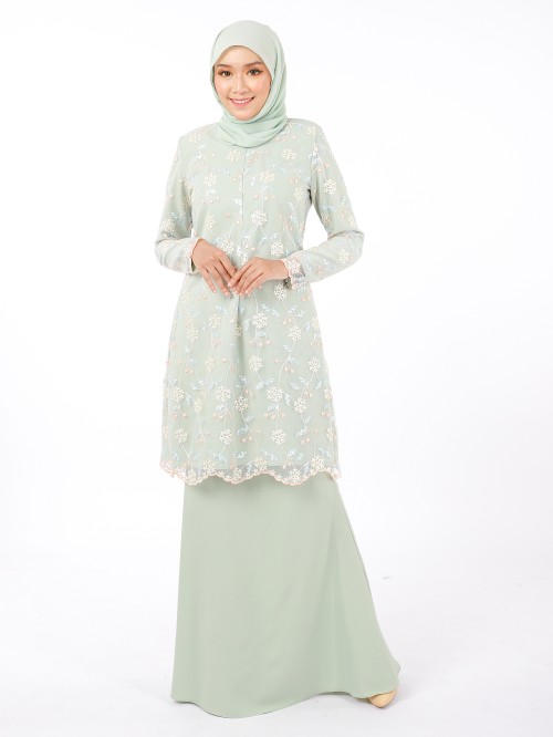 AAIRA KURUNG- DUSTY GREEN
