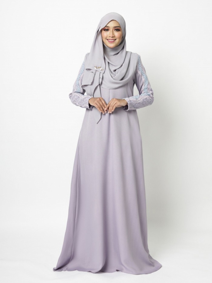 ADERINNA JUBAH - LAVENDER PURPLE