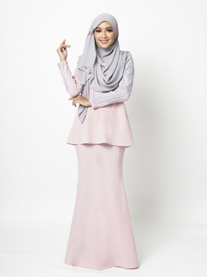 ADERINNA KURUNG - DUSTY PINK