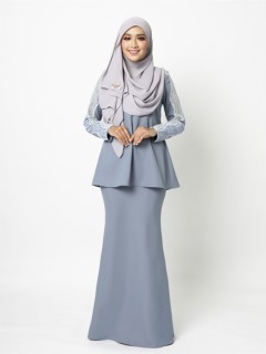 ADERINNA KURUNG - GREYISH BLUE