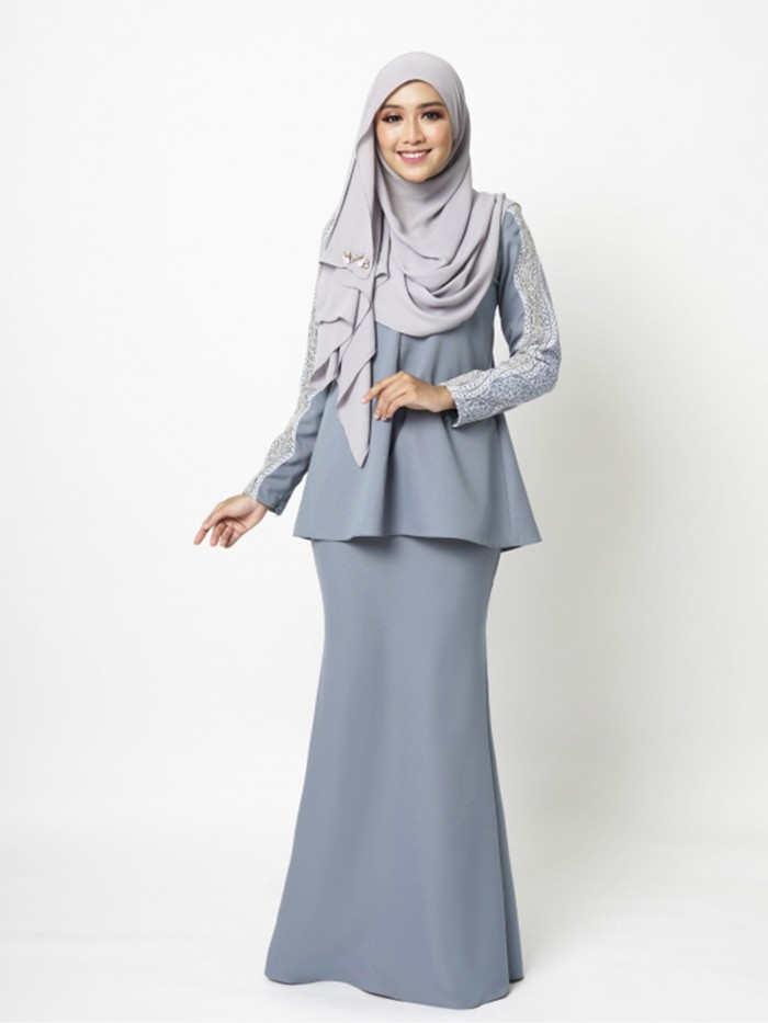 ADERINNA KURUNG - GREYISH BLUE