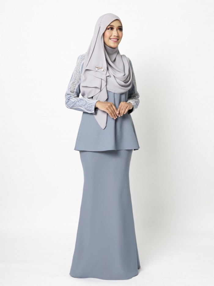 ADERINNA KURUNG - GREYISH BLUE