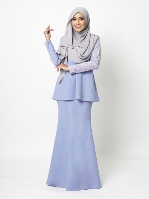 ADERINNA KURUNG - PARIS BLUE