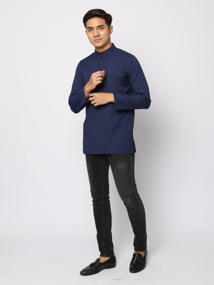 ADRIAN KURTA - NAVY BLUE