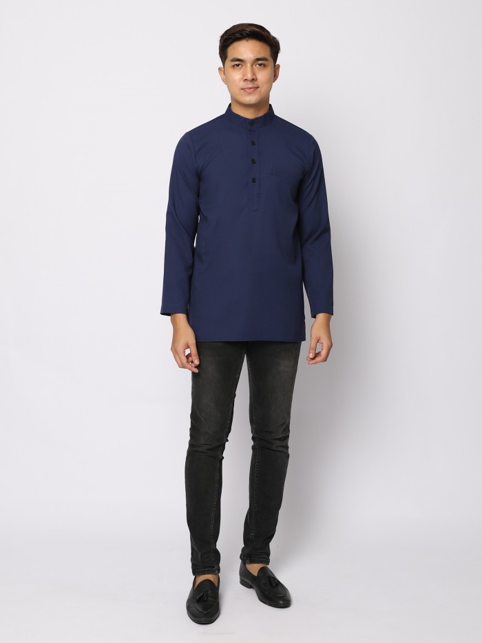 ADRIAN KURTA - NAVY BLUE