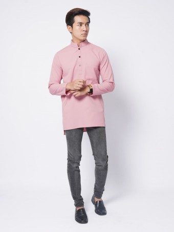 ARMANI BUTTON - SALMON PINK