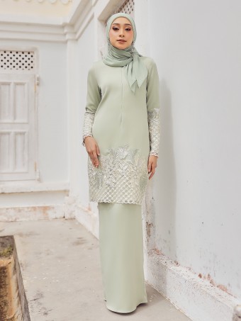 ASHAA KURUNG - DUSTY GREEN