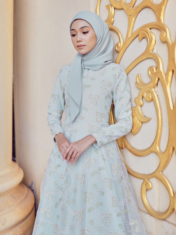 ATIARA DRESS - BLUE MINT