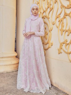 ATIARA DRESS - DUSTY PINK