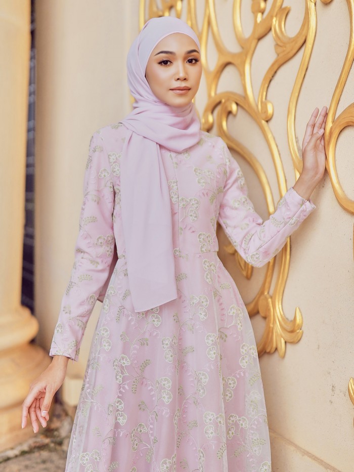 ATIARA DRESS - DUSTY PINK