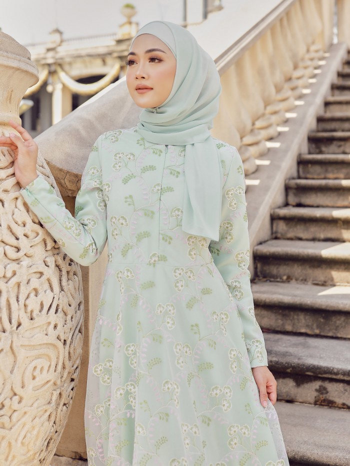 ATIARA DRESS - MINT GREEN