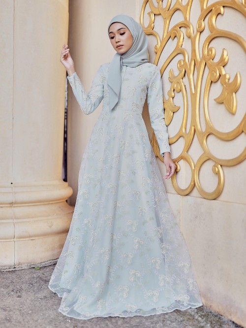 ATIARA DRESS - BLUE MINT