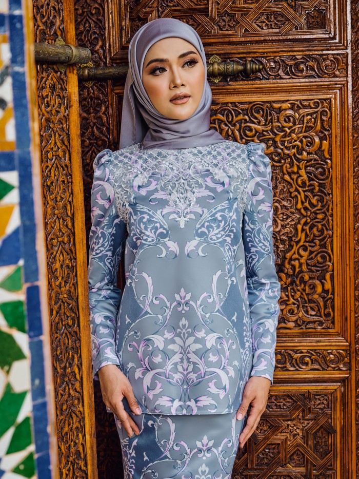 BALQISA KURUNG - GREY