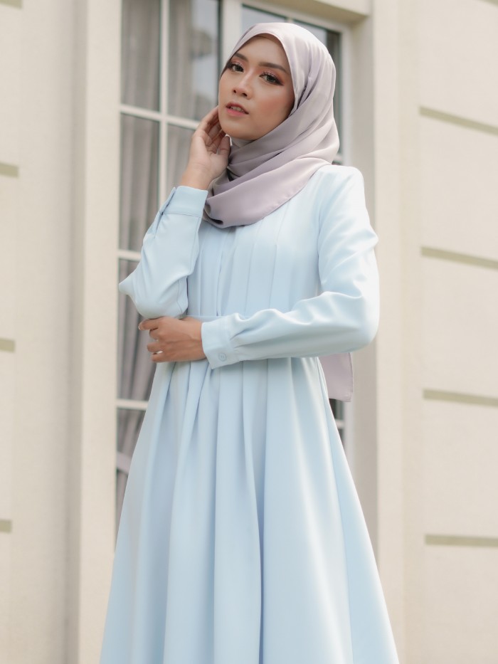 DAHLIA DRESS - BABY BLUE