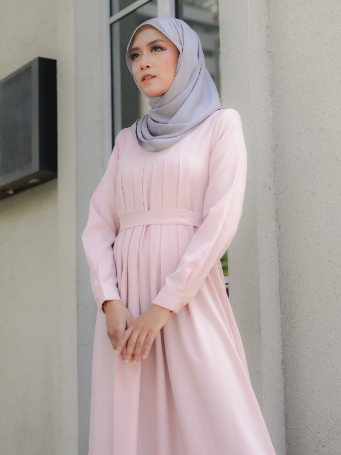 DAHLIA DRESS - DUSTY PINK