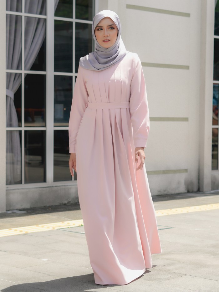 DAHLIA DRESS - DUSTY PINK