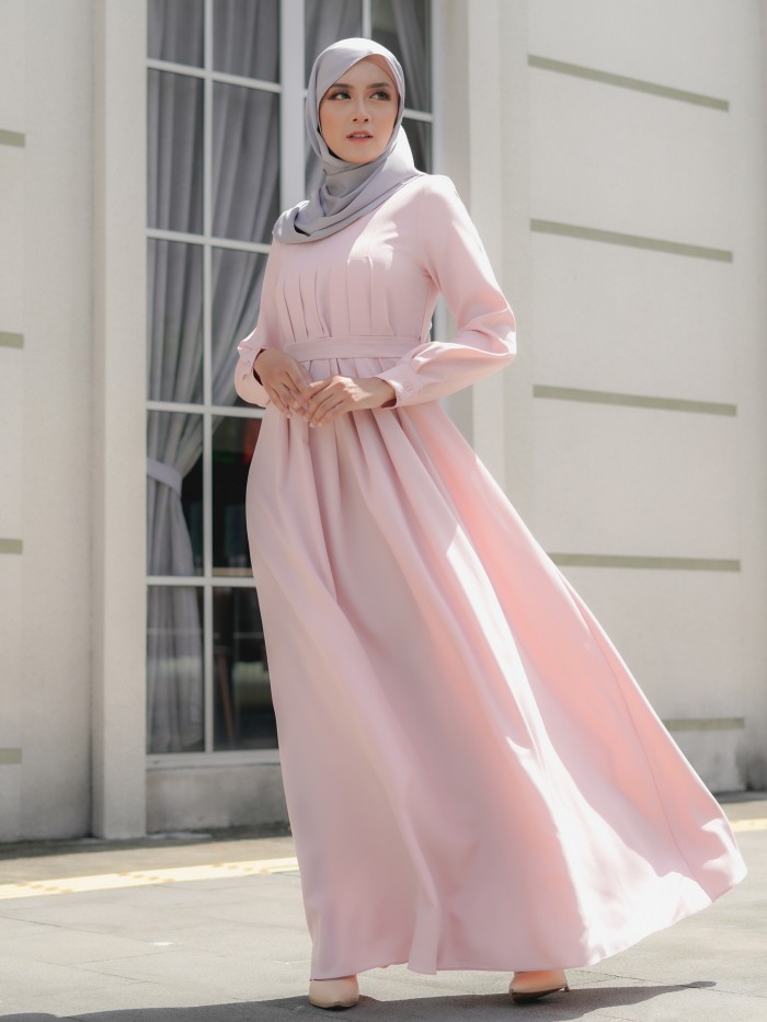 DAHLIA DRESS - DUSTY PINK