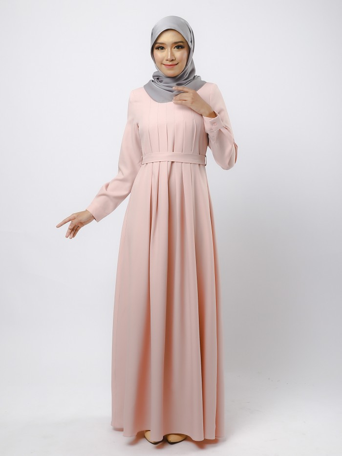 DAHLIA DRESS - DUSTY PINK