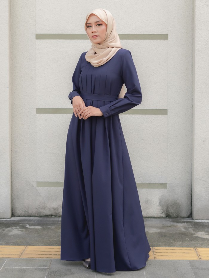 DAHLIA DRESS - NAVY