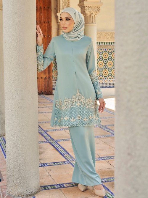 DEELIA KURUNG - PALE AQUA