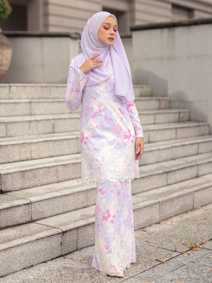 DEEYANA KURUNG - PINK PURPLE