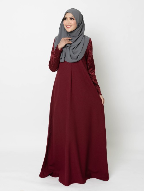 ERIMAAN JUBAH - MAROON