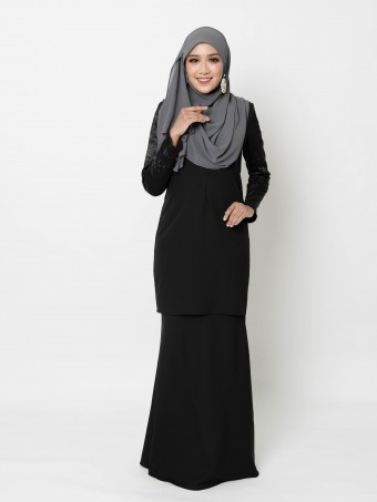 ERIMAAN KURUNG - BLACK