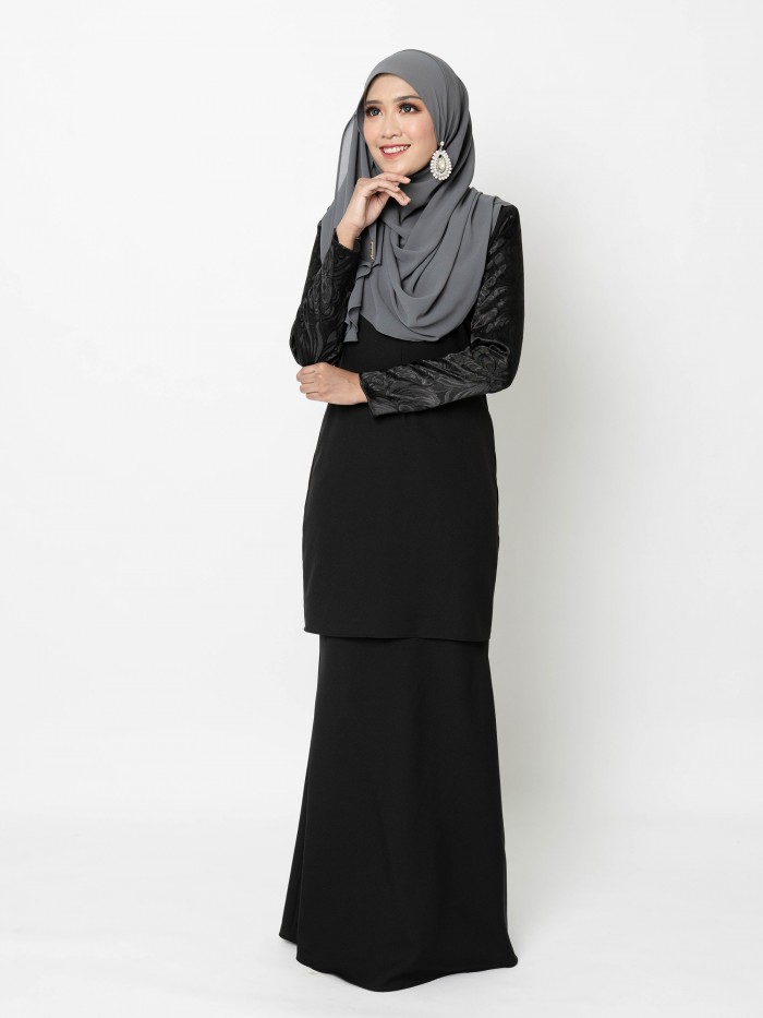 ERIMAAN KURUNG - BLACK