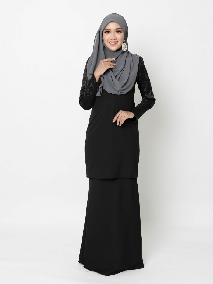 ERIMAAN KURUNG - BLACK