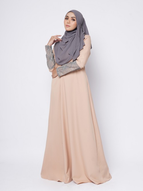 ESRINNA  JUBAH - NUDE