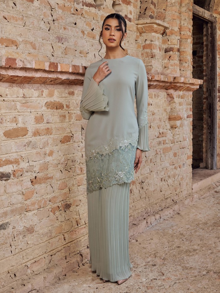 ESTER KURUNG - DUSTY GREEN