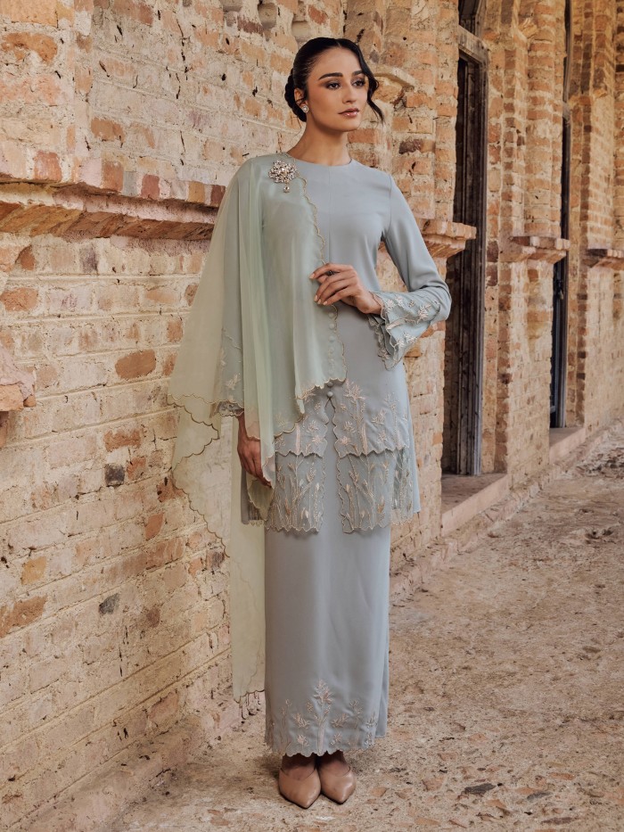 WARDANI KURUNG - DUSTY GREEN
