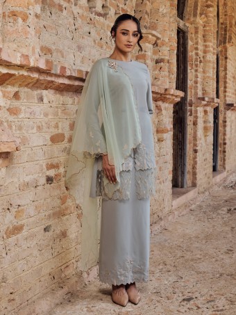 WARDANI KURUNG - DUSTY GREEN