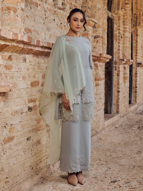 WARDANI KURUNG - DUSTY GREEN