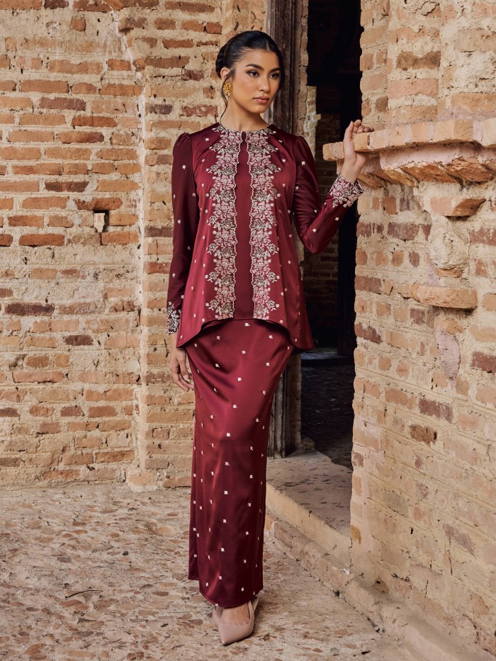TISYA KURUNG - MAROON