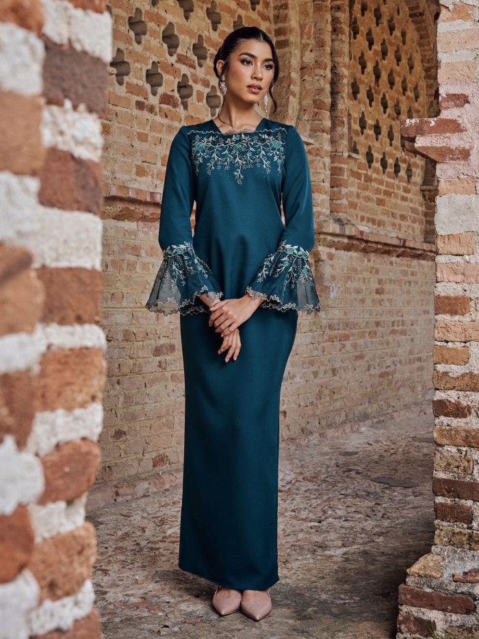 LIANA KURUNG - DARK TEAL BLUE