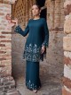 WARDANI KURUNG - TEAL BLUE