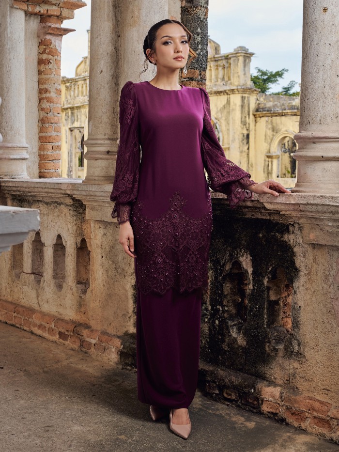 NARISA KURUNG - BURGUNDY