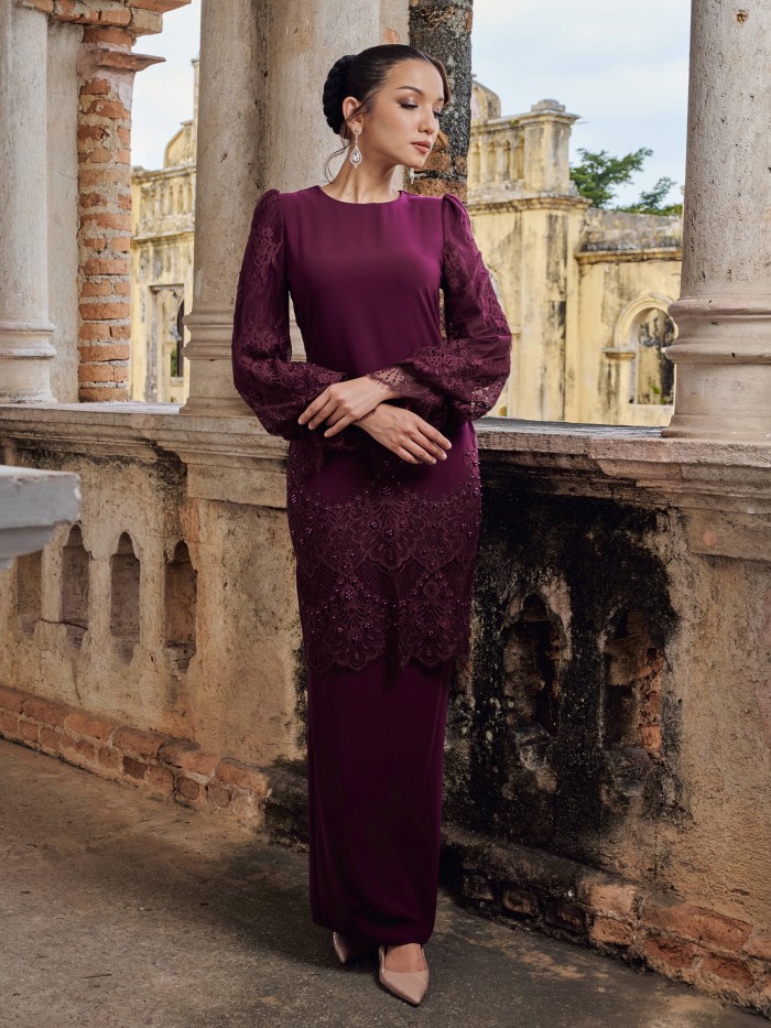 NARISA KURUNG - BURGUNDY