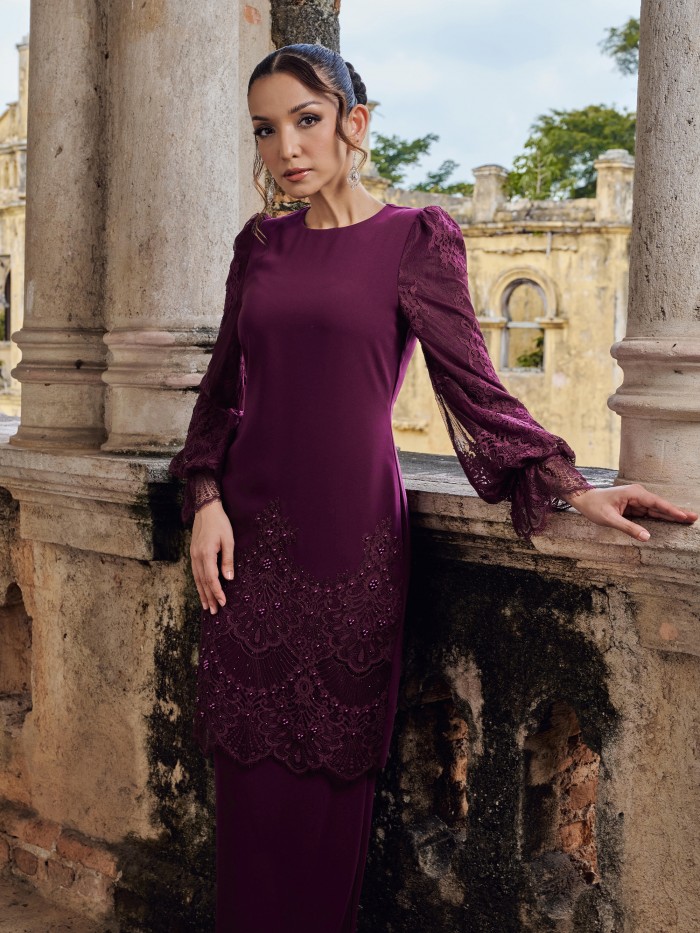 NARISA KURUNG - BURGUNDY