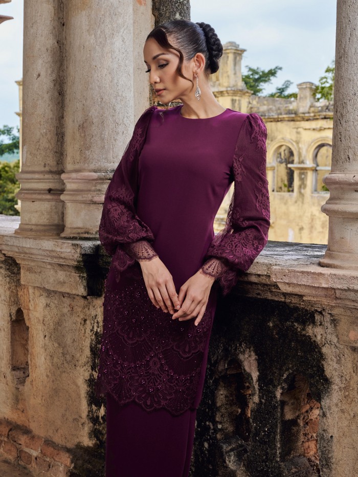 NARISA KURUNG - BURGUNDY