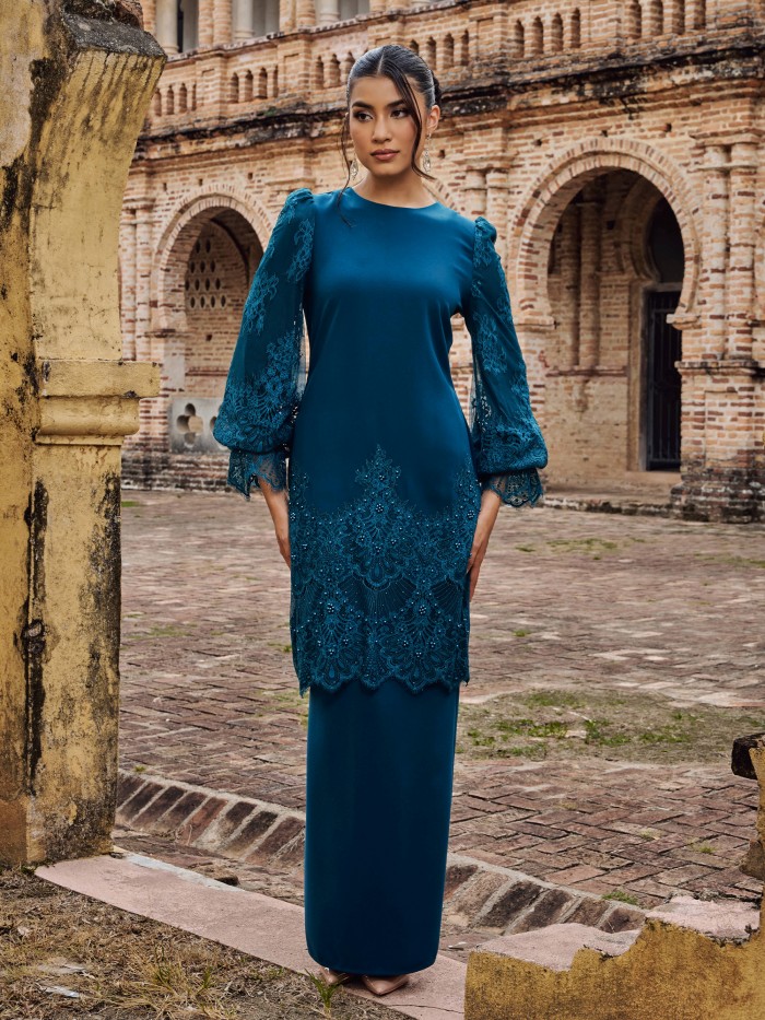 NARISA KURUNG - DARK TEAL BLUE