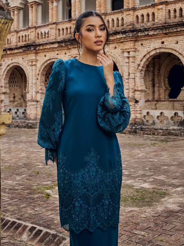 NARISA KURUNG - DARK TEAL BLUE