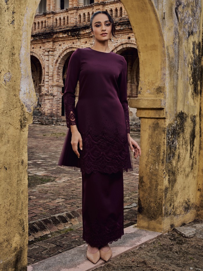 AYANA KURUNG - DARK PURPLE