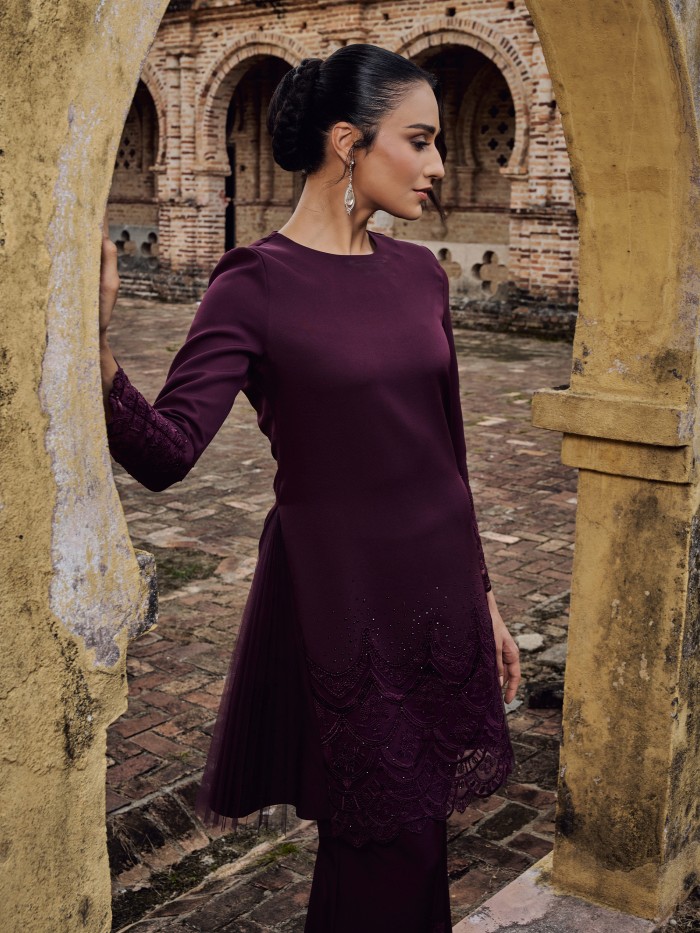 AYANA KURUNG - DARK PURPLE