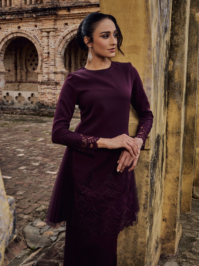 AYANA KURUNG - DARK PURPLE