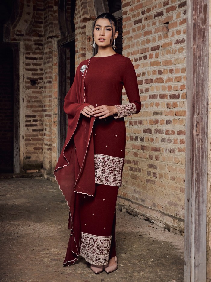 EMBUN KURUNG - MAROON