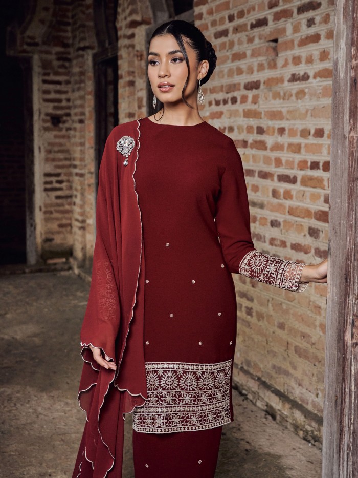 EMBUN KURUNG - MAROON