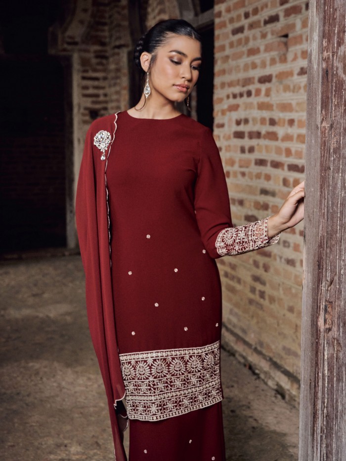 EMBUN KURUNG - MAROON