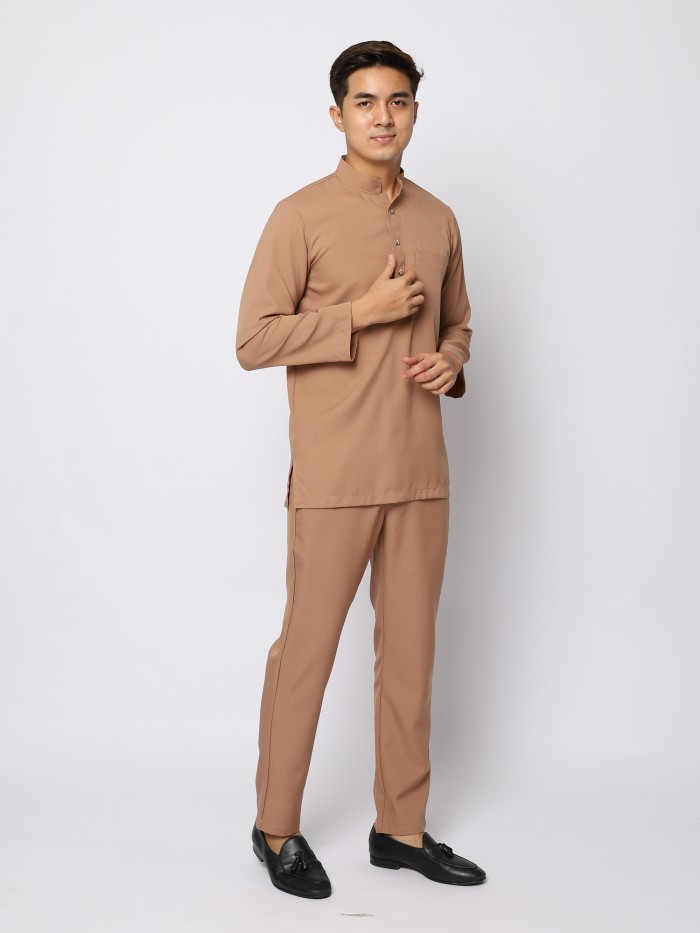 BAJU MELAYU JZ - BROWN